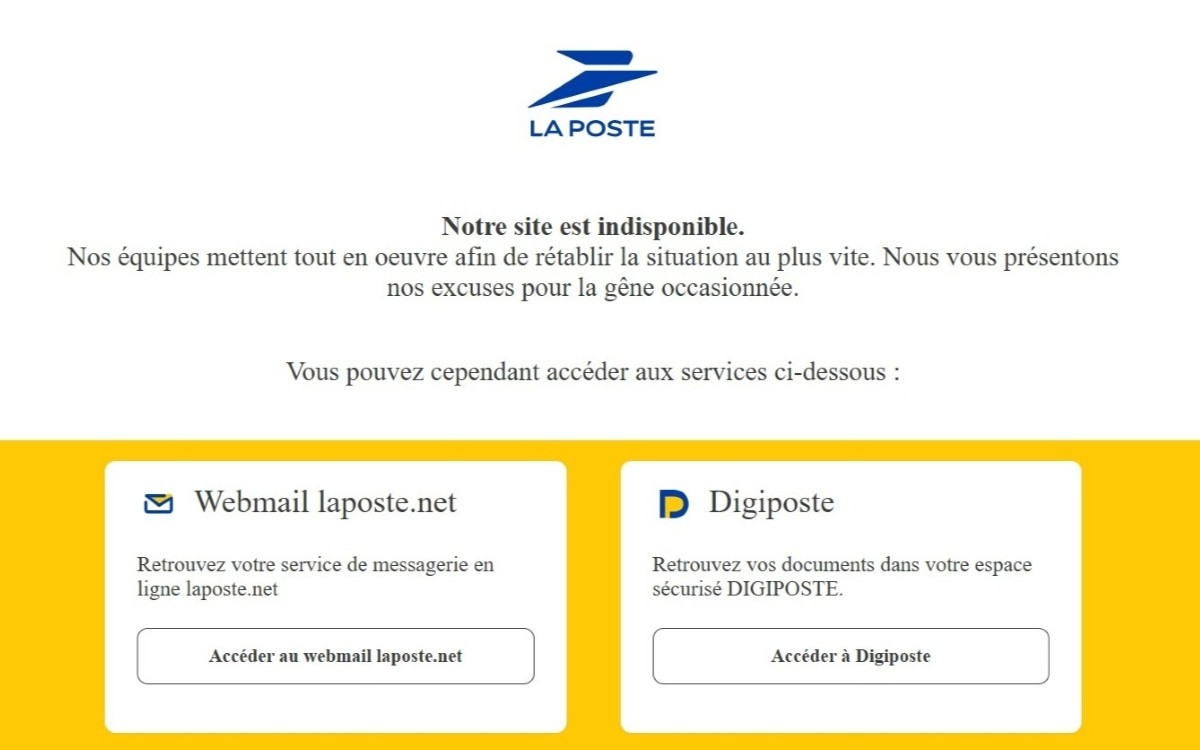La Poste victime d’une panne massive à deux jours de Noël : Colissimo et La Banque Postale ne sont pas épargnés par la panne