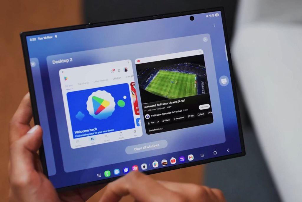 Samsung Galaxy Z TriFold : la première prise en main en vidéo souffle le chaud et le froid