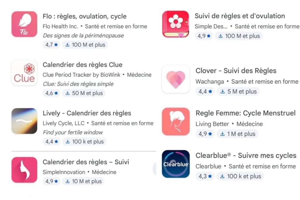 Applications de suivi de règles : la répression des fraudes sonne l’alerte