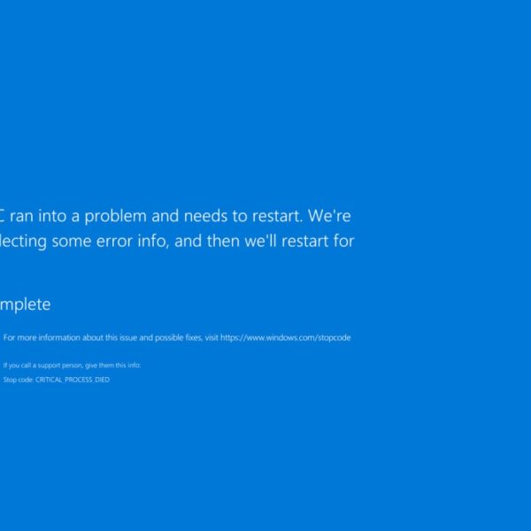 Microsoft a honte de l’écran bleu de la mort de Windows : il n’apparaitra plus en public