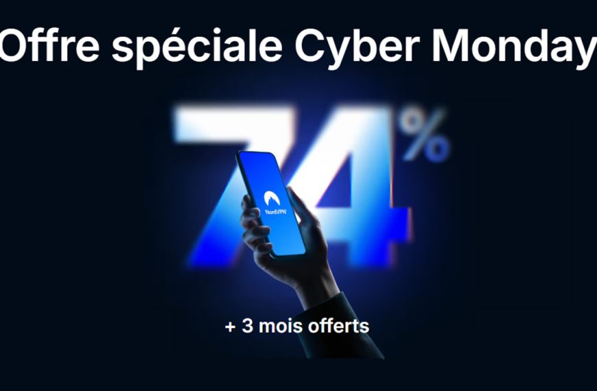NordVPN baisse drastiquement ses prix, avec 3 mois offerts : le Black Friday n’est pas fini !