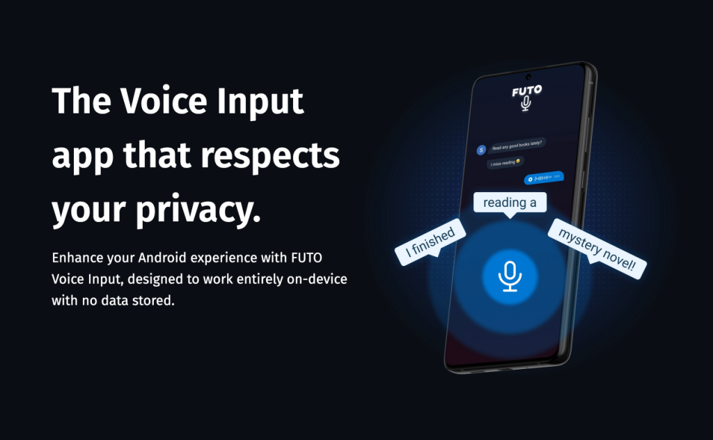 FUTO Voice Input – L'appli de dictée vocale qui garde tout sur votre téléphone