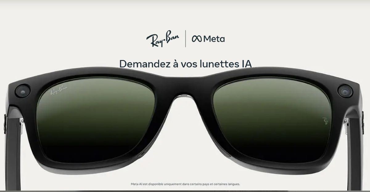 Avec ces lunettes Ray-Ban Meta à -25%, vous traduisez en direct, prenez des photos sans les mains et appelez sans toucher votre téléphone