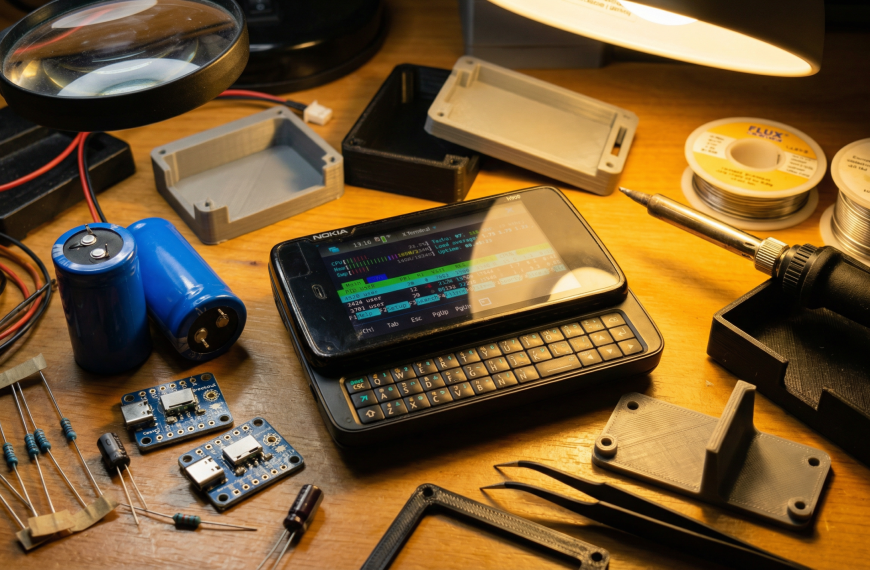 Ce gars a ressuscité un Nokia N900 avec des supercondensateurs