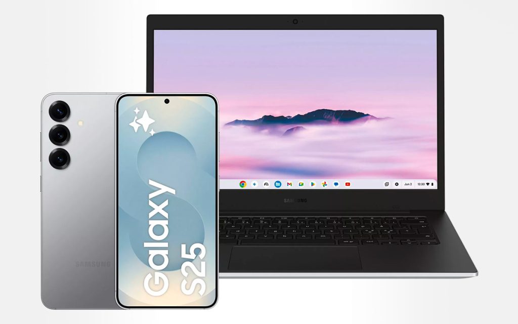 Samsung Galaxy S25 et Galaxy Chromebook Go : avec 45% de réduction, ce pack passe à prix cassé, vite !