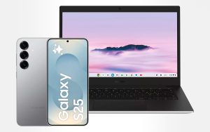 Samsung Galaxy S25 et Galaxy Chromebook Go : avec 45% de réduction, ce pack passe à prix cassé, vite !