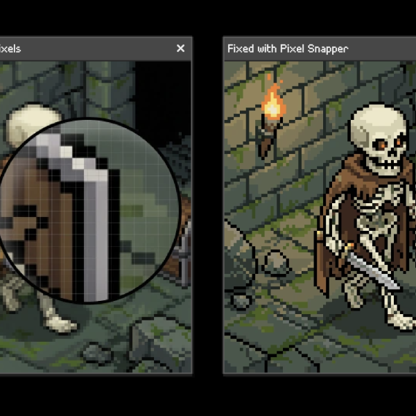 Pixel Snapper – L'outil qui répare le pixel art baveux des IA