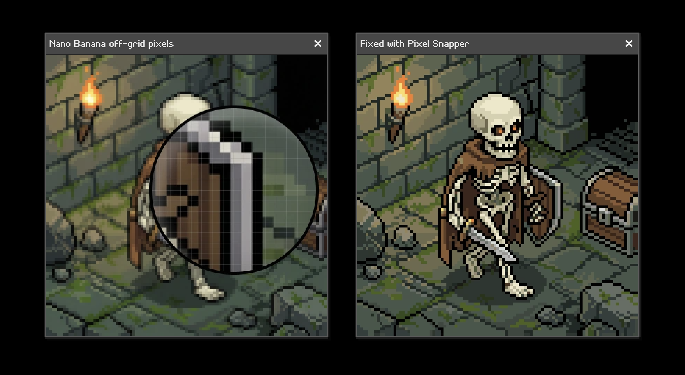 Pixel Snapper – L'outil qui répare le pixel art baveux des IA