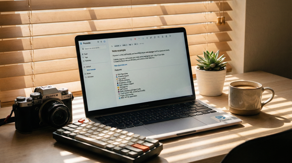 Poznote – La meilleure app de notes auto-hébergeable que vous pourrez trouver !