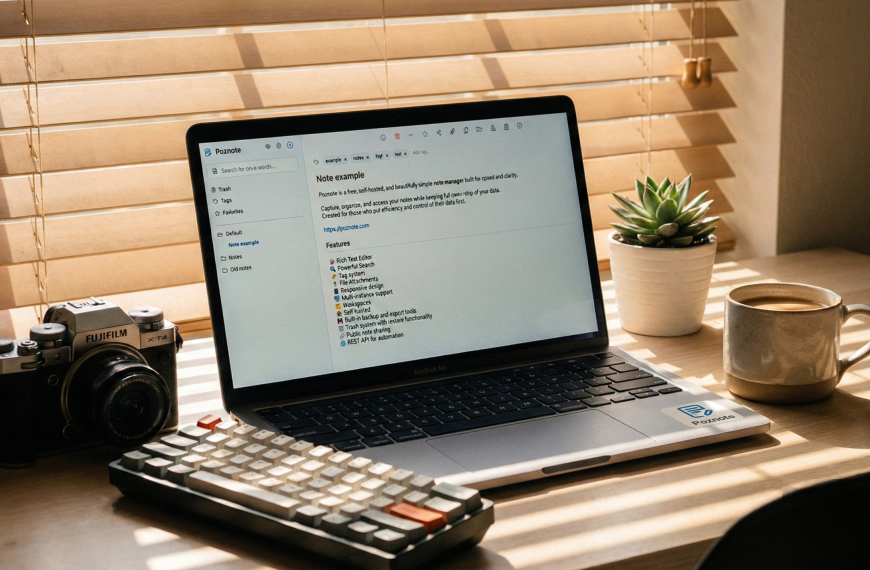 Poznote – La meilleure app de notes auto-hébergeable que vous pourrez trouver !