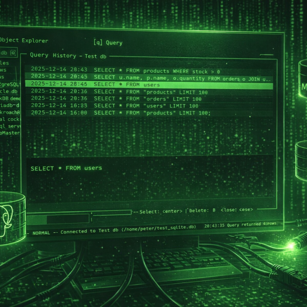 sqlit – Quand y'en a marre de lancer SQL Server Management Studio pour une requête