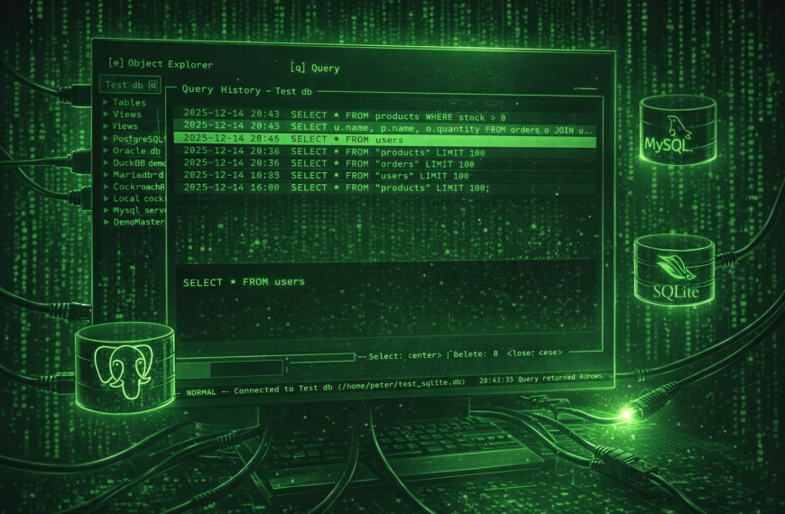 sqlit – Quand y'en a marre de lancer SQL Server Management Studio pour une requête