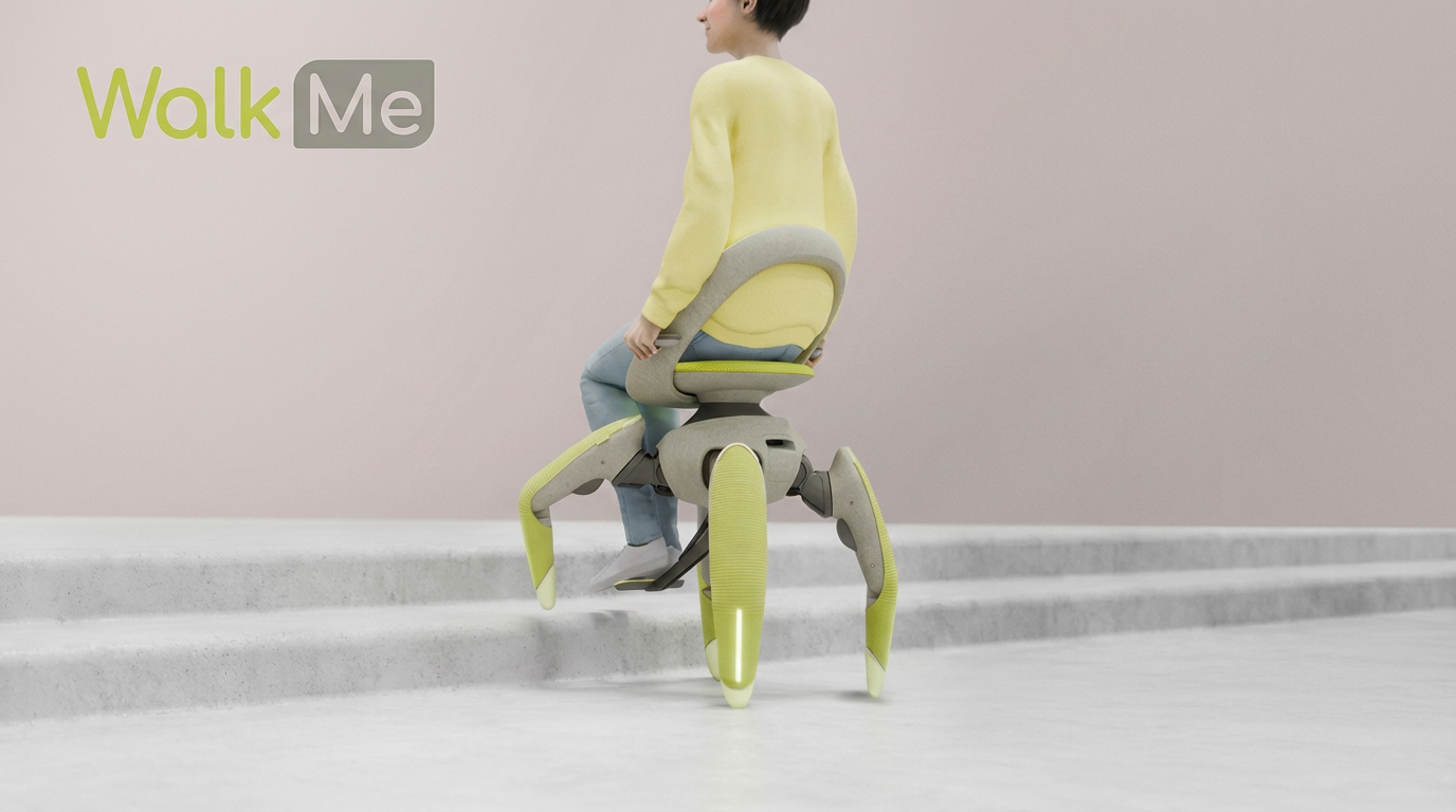 Toyota Walk Me – Le fauteuil roulant robot qui marche comme un crabe