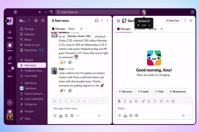 Slack enrichit son assistant IA Slackbot