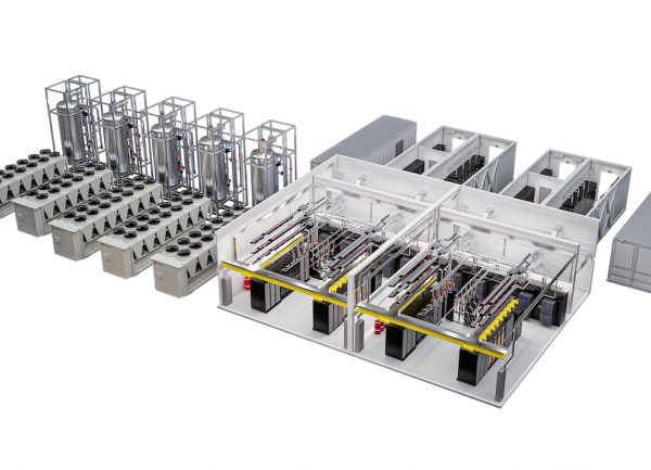 Avec MegaMod HDX, Vertiv commercialise un système de refroidissement hybride liquide-air