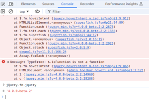 JavaScript jQuery 4.0.0 supporte les types de confiance