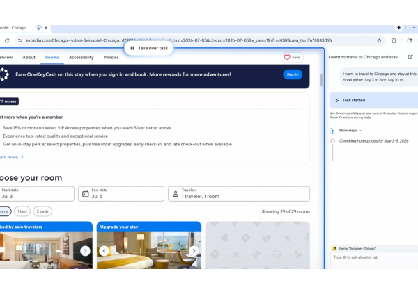 Google renforce l'intégration de Gemini dans Chrome
