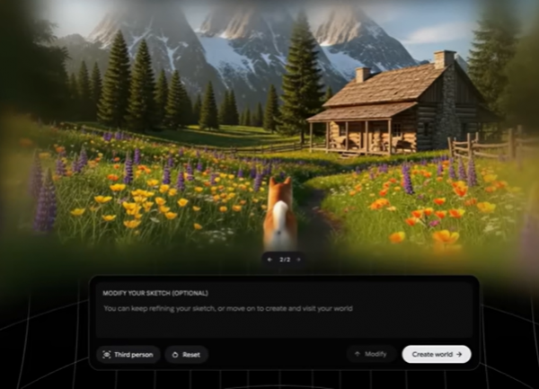 Avec Project Genie, Google crée des mondes 3D interactifs