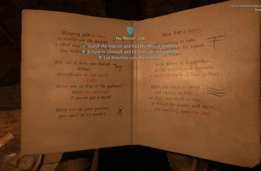 Le code des voleurs Kingdom Come 2 : Où trouver l'ancienne cachette des voleurs ?