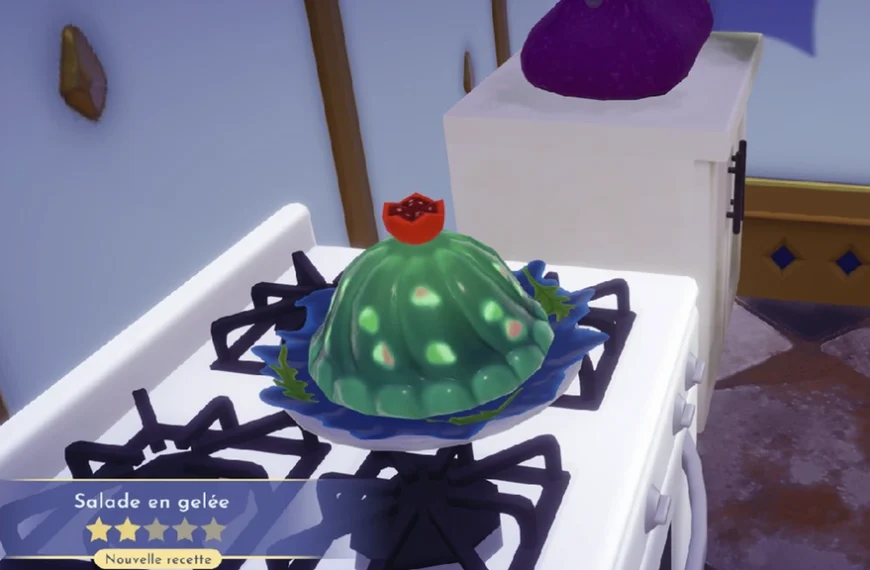 Salade en gelée Disney Dreamlight Valley : comment préparer cette recette de plat principal 2 étoiles ?