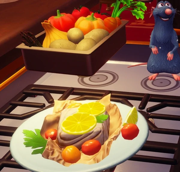 Doré jaune en papillote Disney Dreamlight Valley : comment préparer cette recette quatre étoiles ?