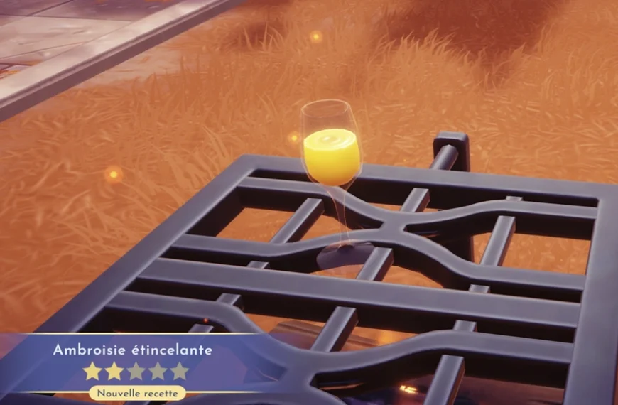 Ambroisie étincelante Dreamlight Valley : comment préparer cette recette 2 étoiles ?