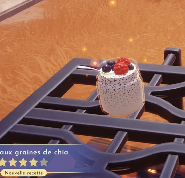 Crème aux graines de chia & simple Dreamlight Valley : comment préparer ces 2 recettes ?