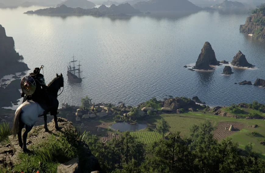 Le monde ouvert de Crimson Desert a un petit air de Zelda Breath of the Wild qui ne nous déplaît pas