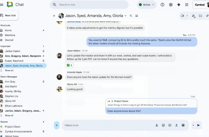 Google Chat gagne une option présente depuis des années chez la concurrence, pas trop tôt