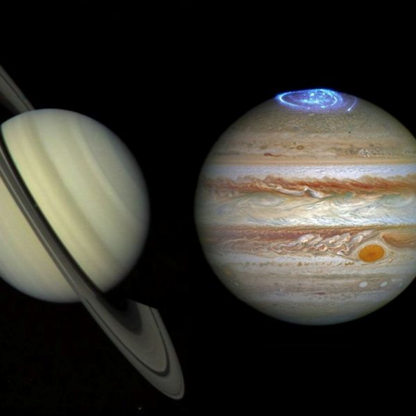 Jupiter et Saturne : similaires mais pas jumelles, leurs vortex polaires trahissent leurs secrets