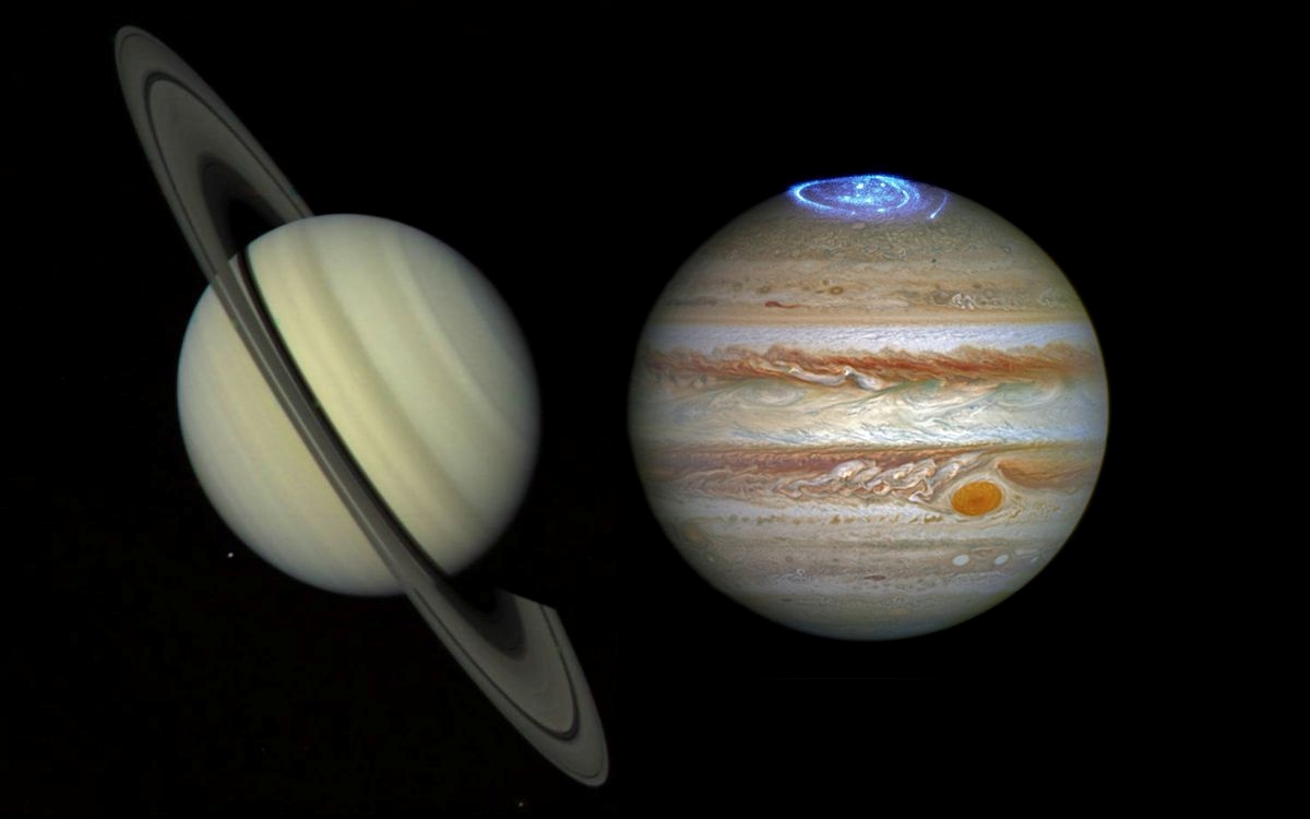 Jupiter et Saturne : similaires mais pas jumelles, leurs vortex polaires trahissent leurs secrets