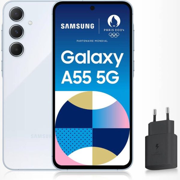 Galaxy A55 : vite, le prix du smartphone de Samsung fond pendant les soldes !