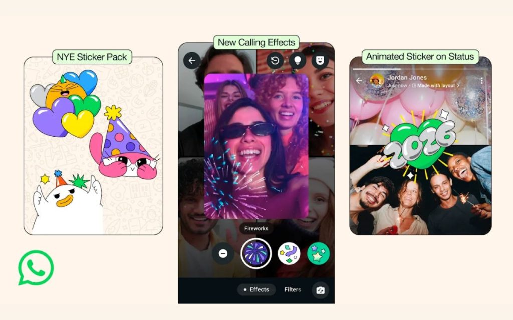 WhatsApp : ne manquez pas ces 4 nouveautés pour fêter le Nouvel An avec vos proches, même à distance