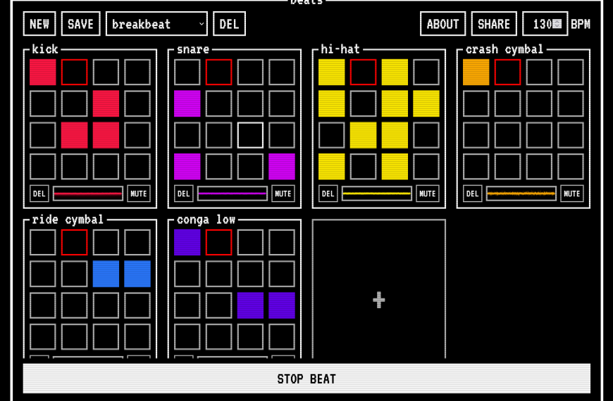 Beats – La drum machine minimaliste