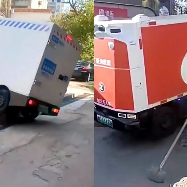 En Chine, les vans de livraison autonomes sèment un joyeux bordel