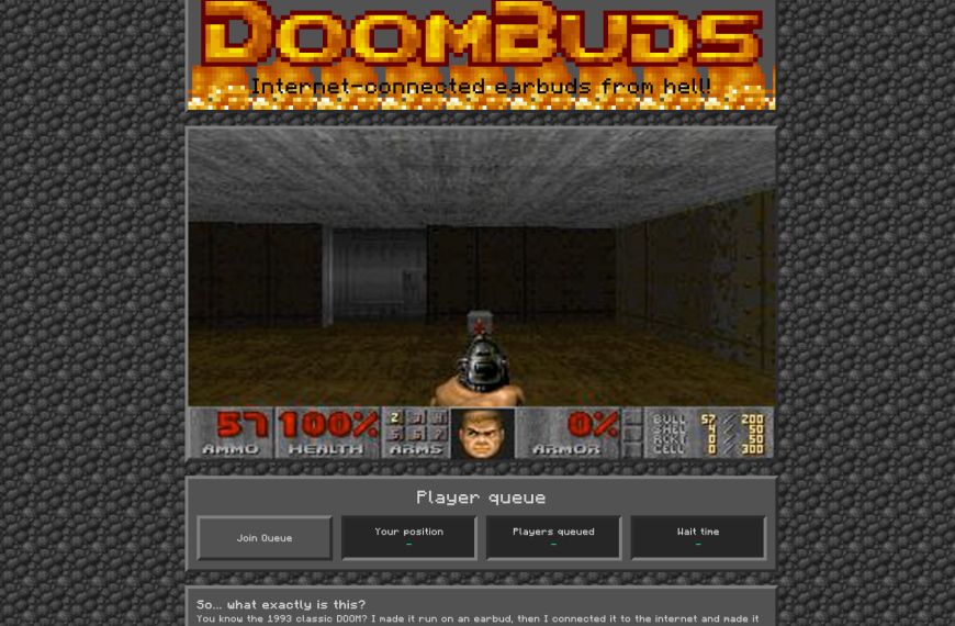 DoomBuds – DOOM tourne maintenant sur des écouteurs (oui vraiment)