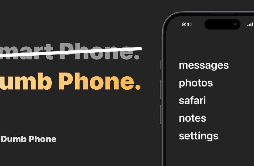 Dumb Phone – Transformez votre iPhone en téléphone minimaliste