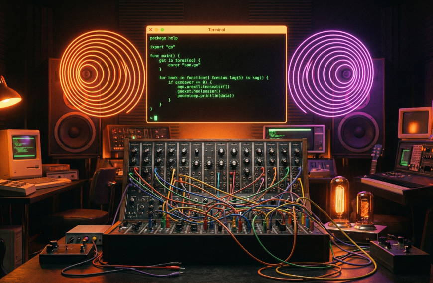Footywhoops – Un synthé codé en Go qui génère des patterns musicaux à la volée