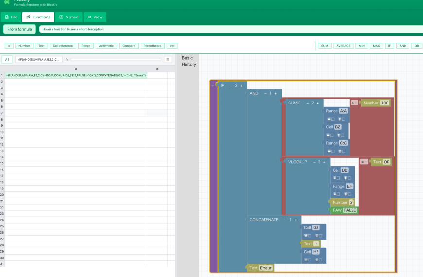Frockly – Vos formules Excel enfin visibles et manipulables