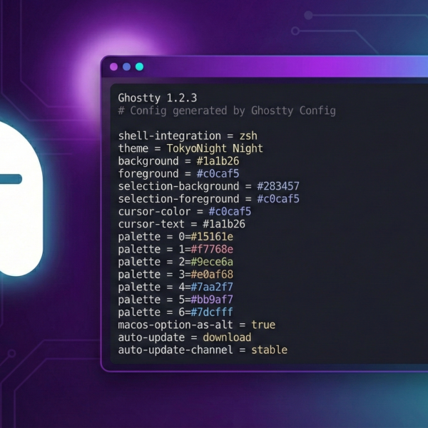 Ghostty Config – Un outil GUI pour configurer Ghostty sans se prendre la tête