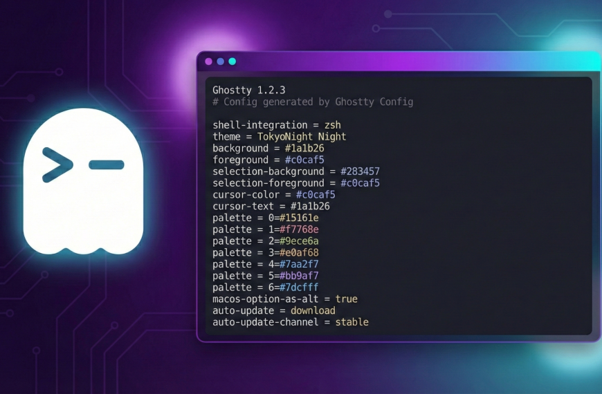 Ghostty Config – Un outil GUI pour configurer Ghostty sans se prendre la tête