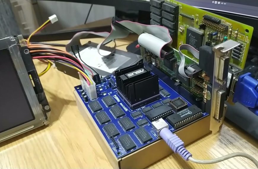 Ce mec a conçu sa propre carte mère 486 from scratch