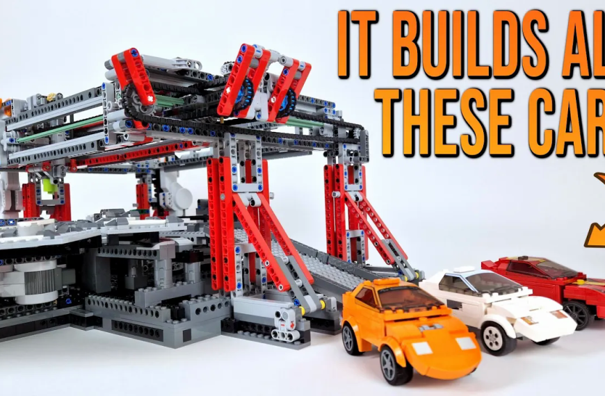 Une usine en LEGO qui fabrique ses voitures toute seule