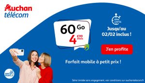 Forfait mobile à moins de 5 € : c’est les derniers jours pour profiter de 60 Go par mois à prix cassé !