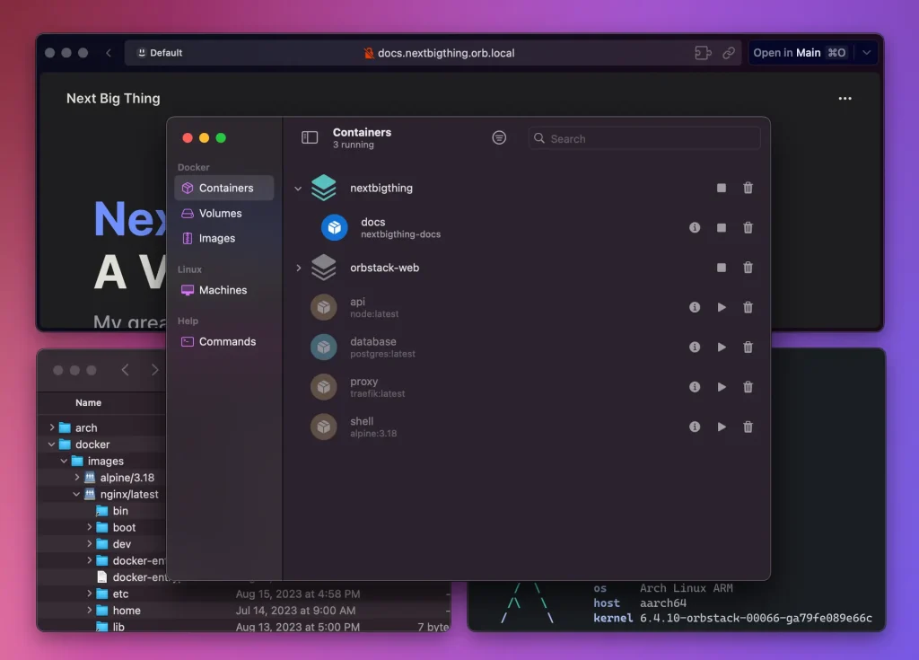 OrbStack – L'alternative légère à Docker Desktop sur Mac