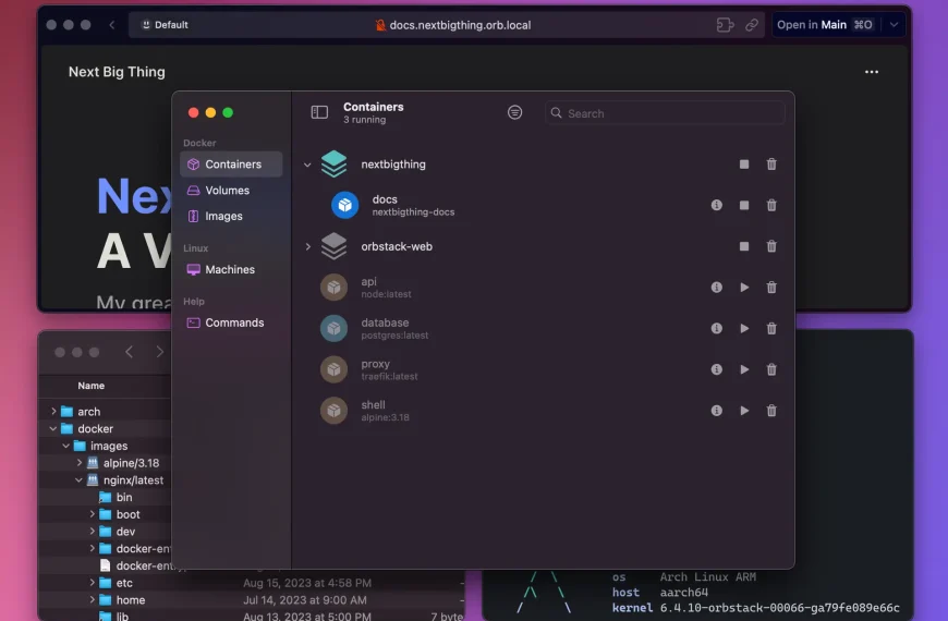 OrbStack – L'alternative légère à Docker Desktop sur Mac