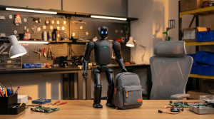 QUESTER1 – Le robot humanoïde qui tient dans un sac à dos