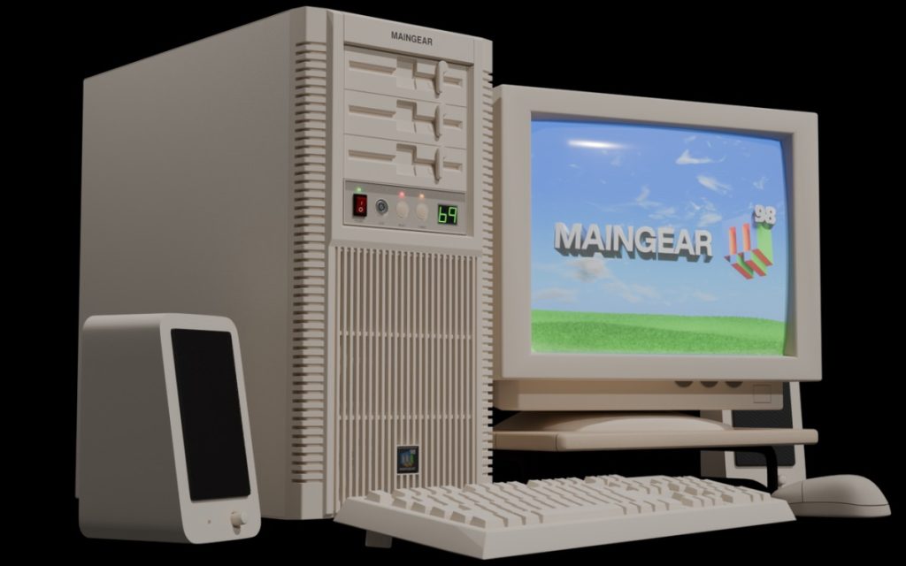 Ce PC au look des années 90 cache une machine de guerre pour le jeu
