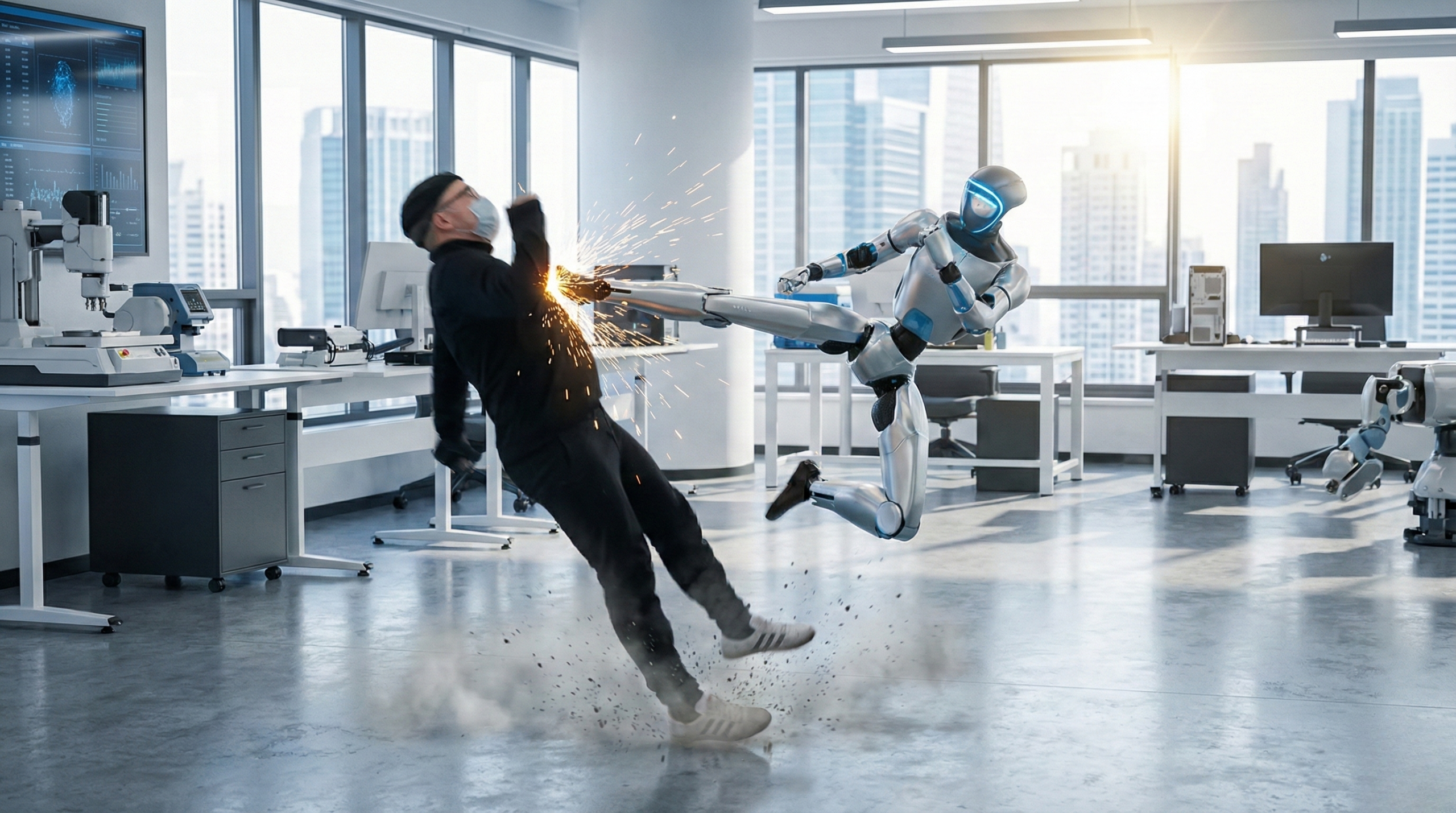 Ce robot a mis un coup de pied dans les roubibis de son opérateur