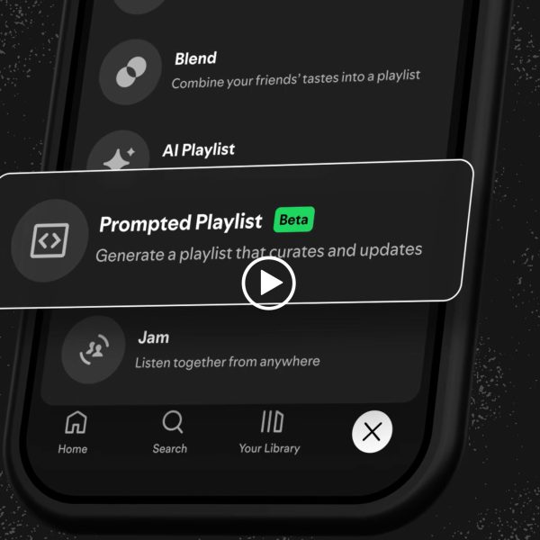 Spotify laisse ses utilisateurs générer des playlists par une simple invite IA